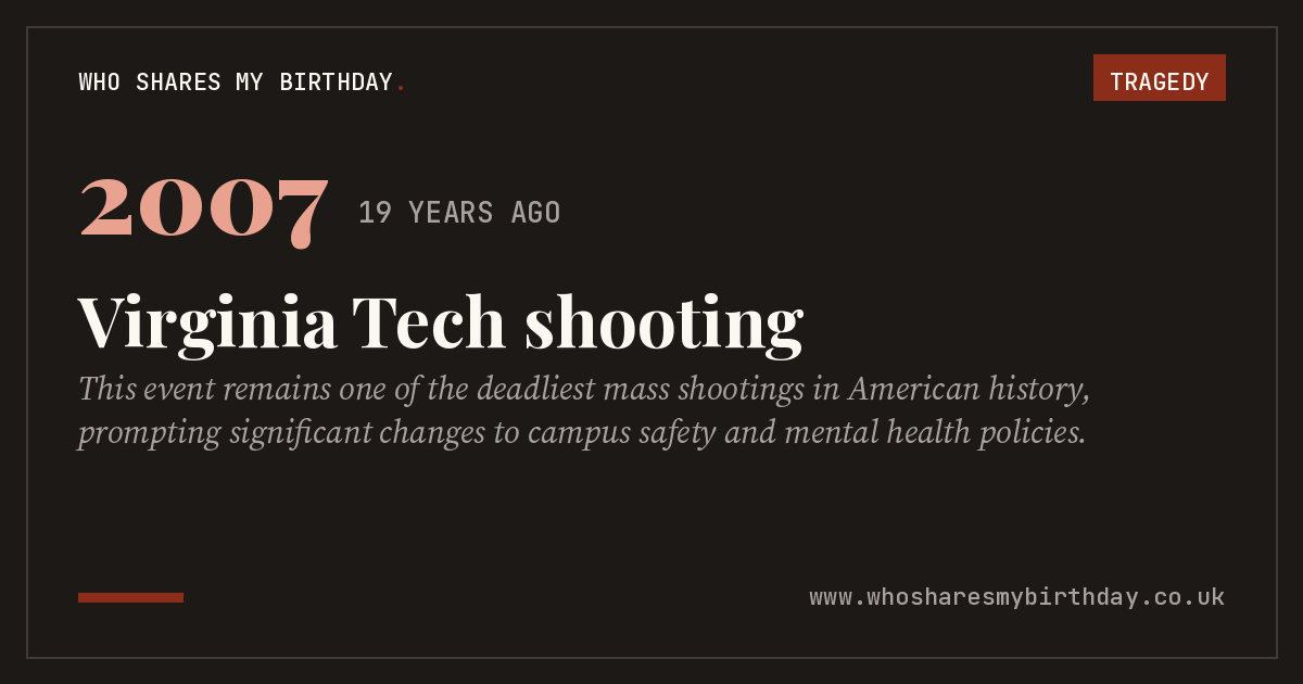 Virginia Tech shooting