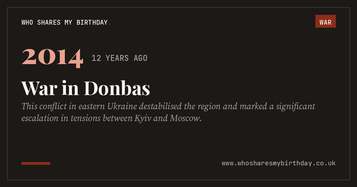 War in Donbas