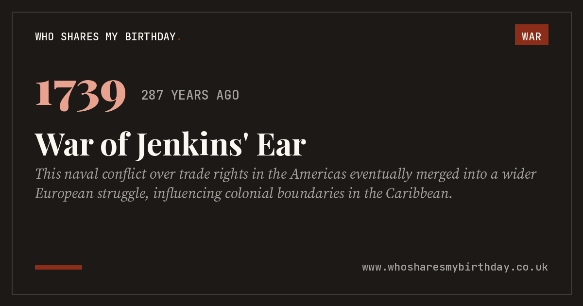 War of Jenkins' Ear