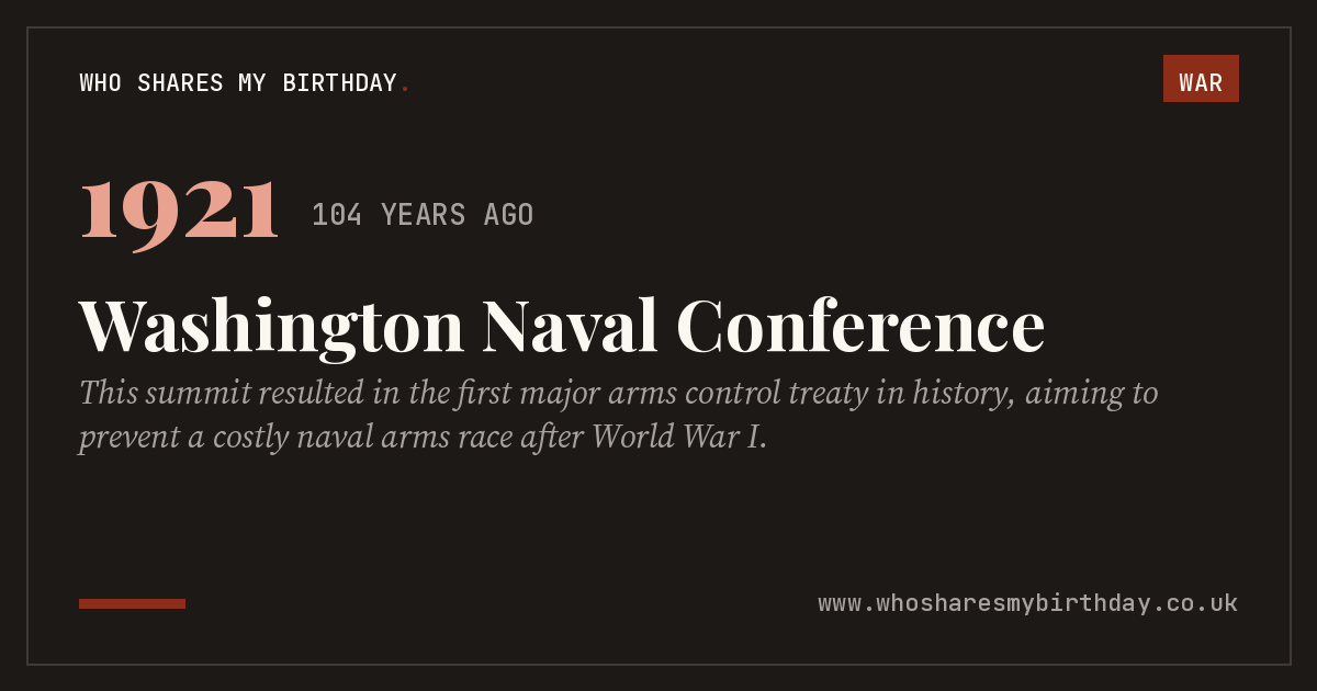 Washington Naval Conference