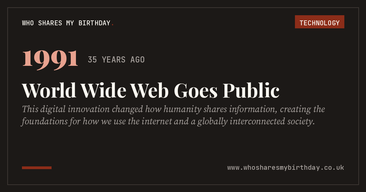 World Wide Web Goes Public