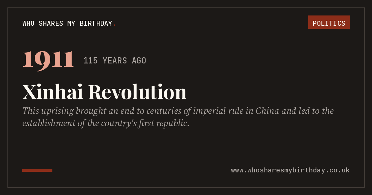 Xinhai Revolution