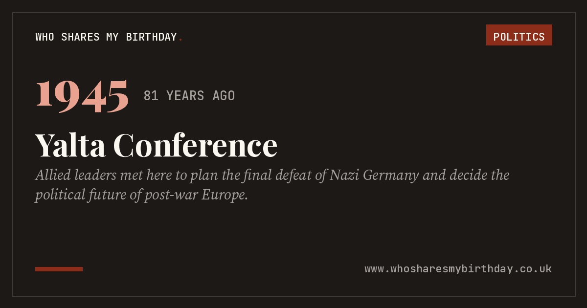 Yalta Conference