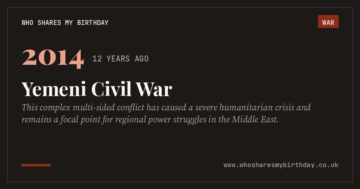 Yemeni Civil War