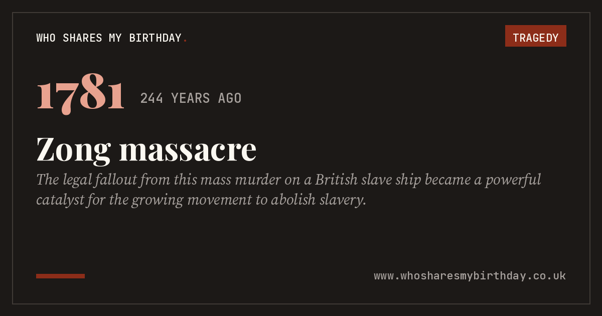 Zong massacre