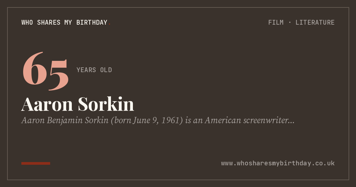 Aaron Sorkin