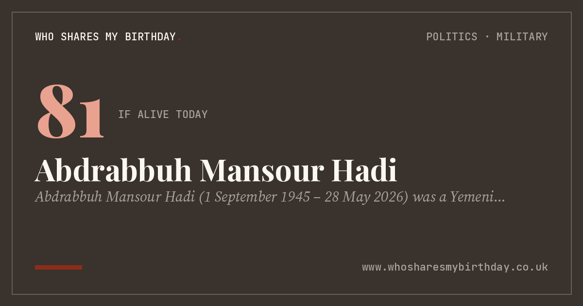 Abdrabbuh Mansour Hadi