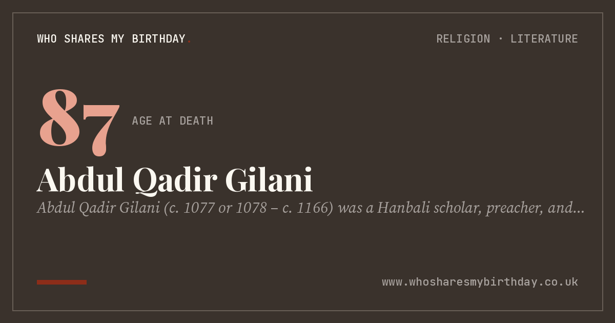 Abdul Qadir Gilani