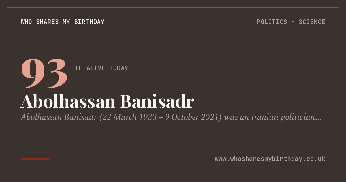 Abolhassan Banisadr
