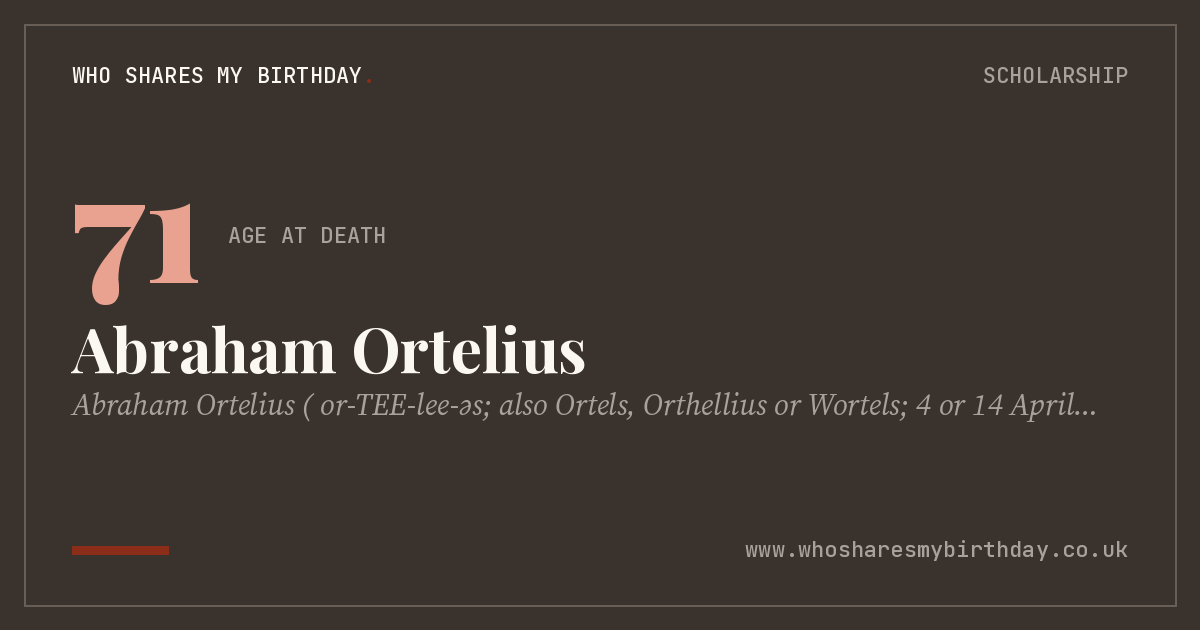 Abraham Ortelius