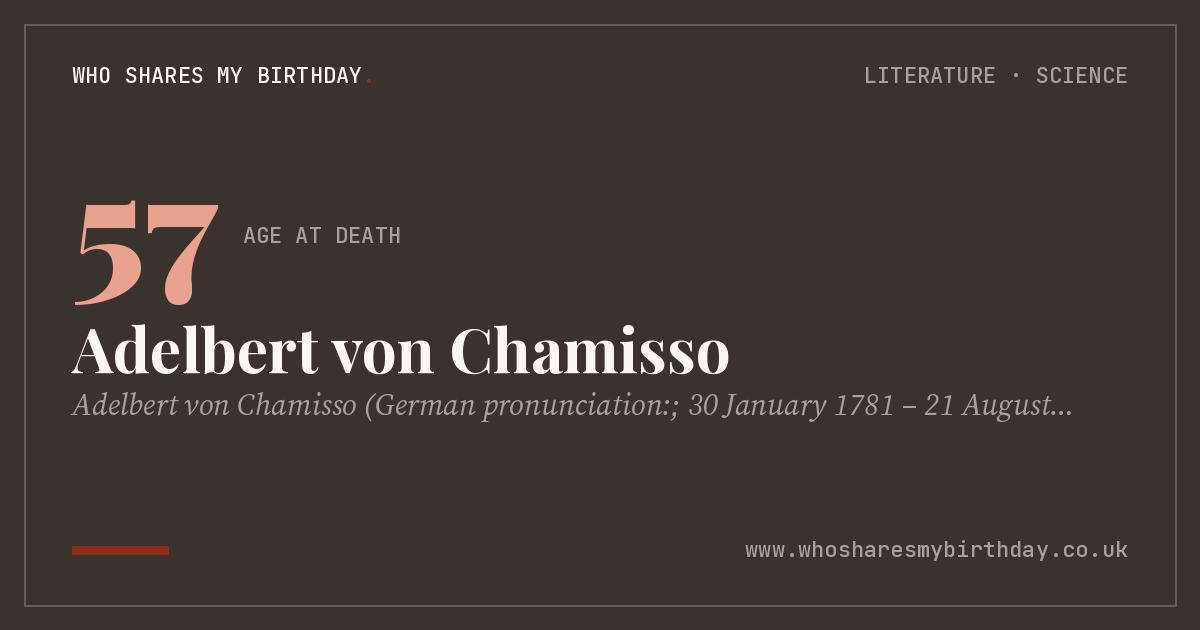 Adelbert von Chamisso