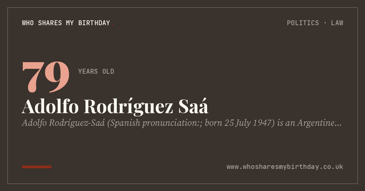 Adolfo Rodríguez Saá
