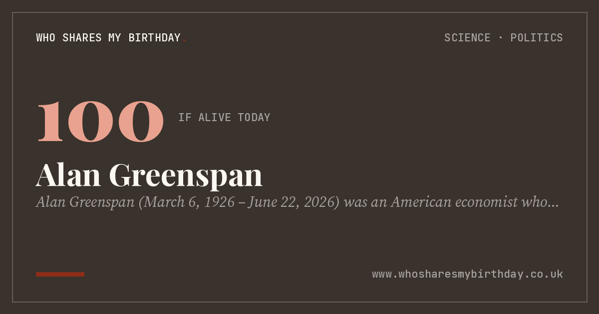 Alan Greenspan