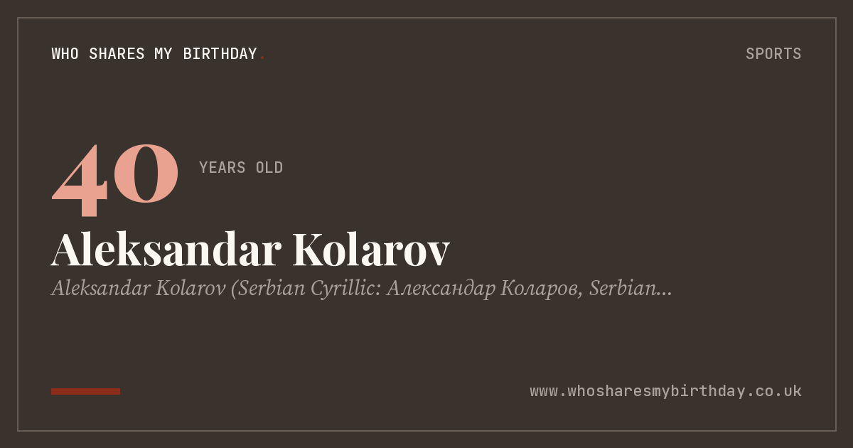 Aleksandar Kolarov