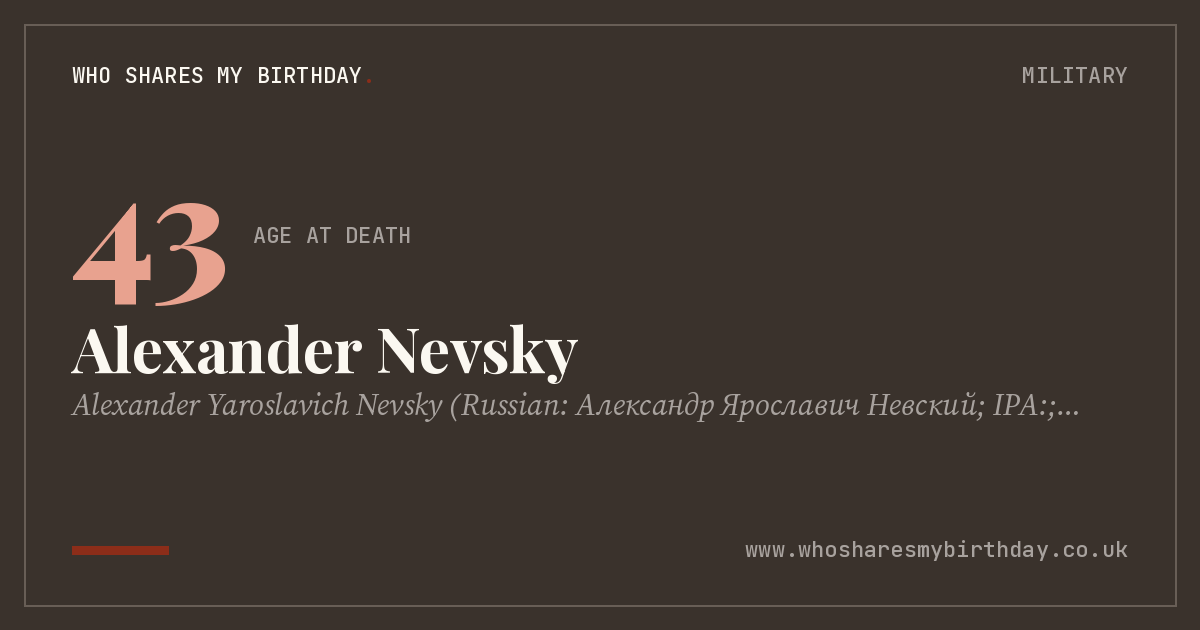Alexander Nevsky