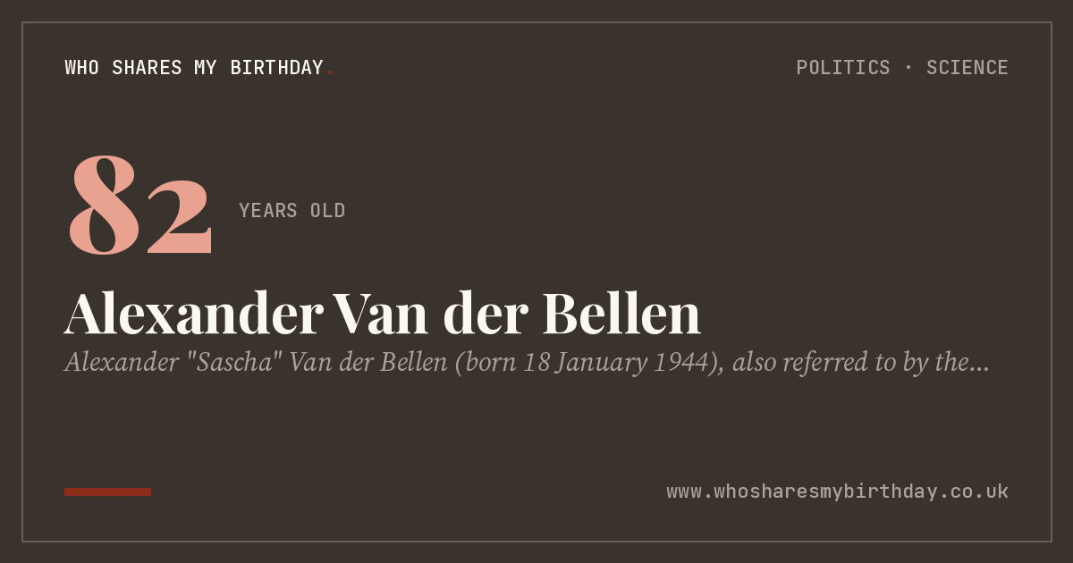 Alexander Van der Bellen