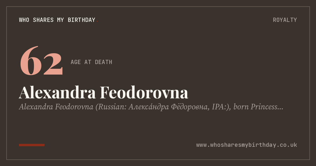 Alexandra Feodorovna