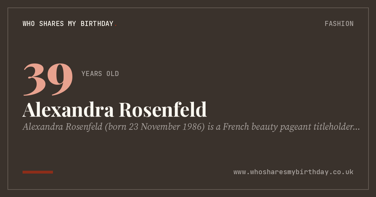 Alexandra Rosenfeld