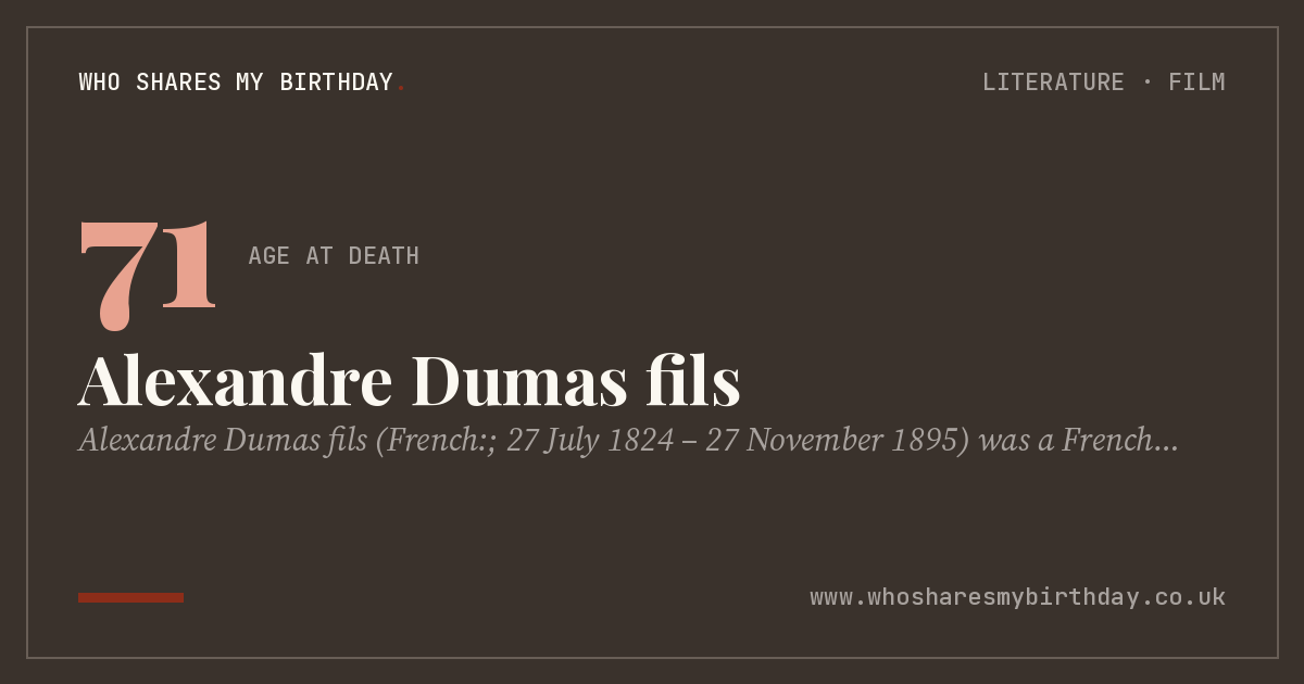 Alexandre Dumas fils