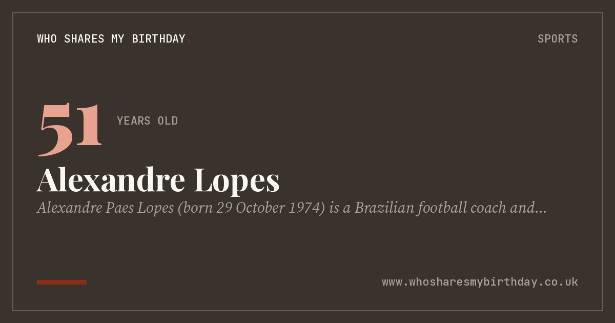 Alexandre Lopes