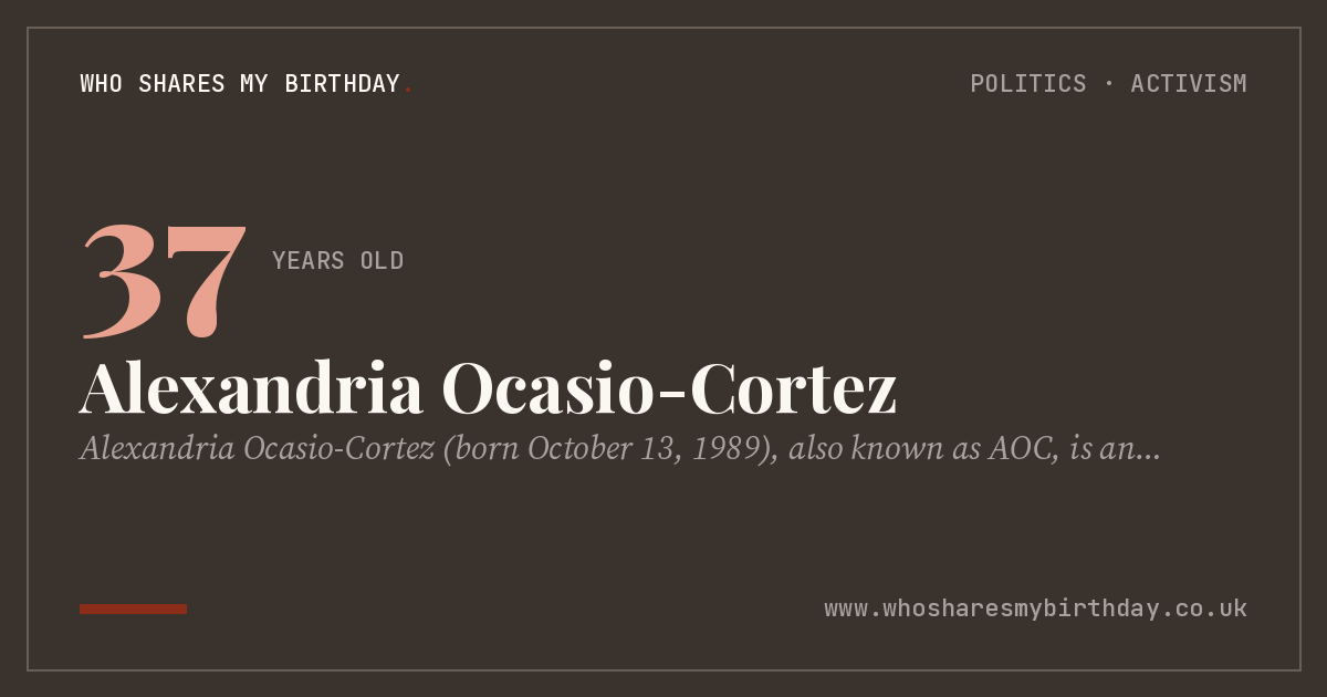 Alexandria Ocasio-Cortez
