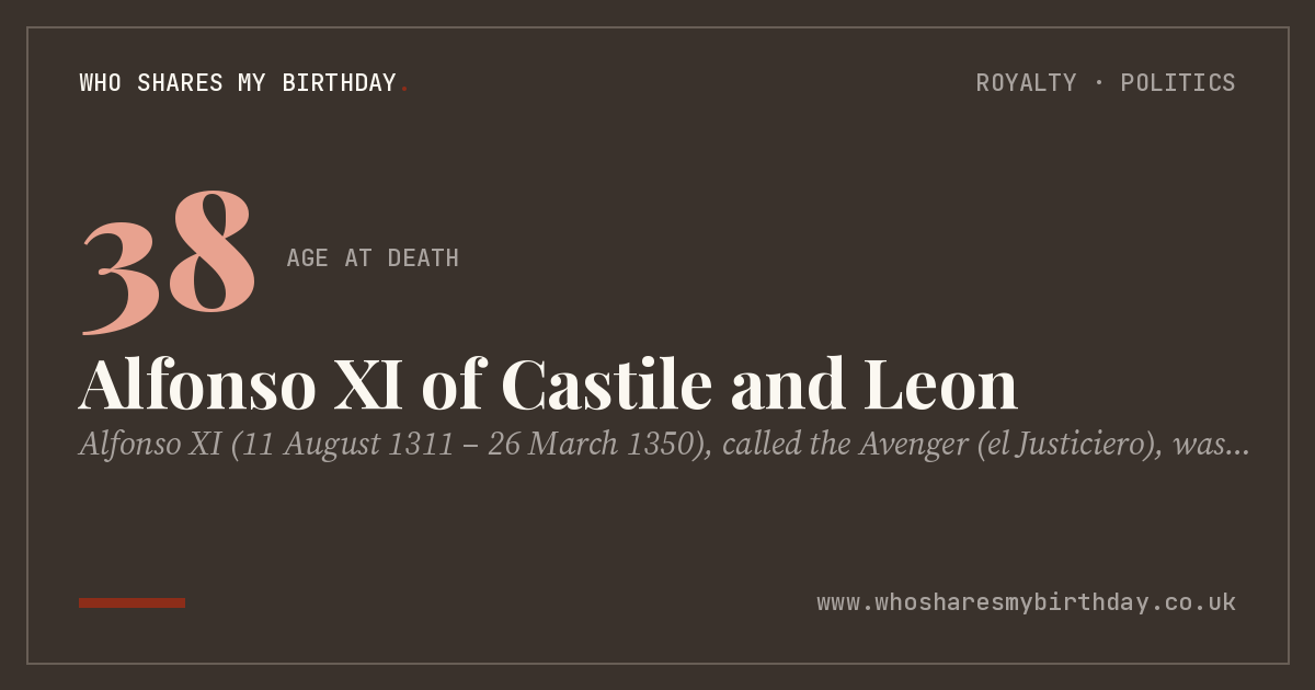 Alfonso XI of Castile and Leon