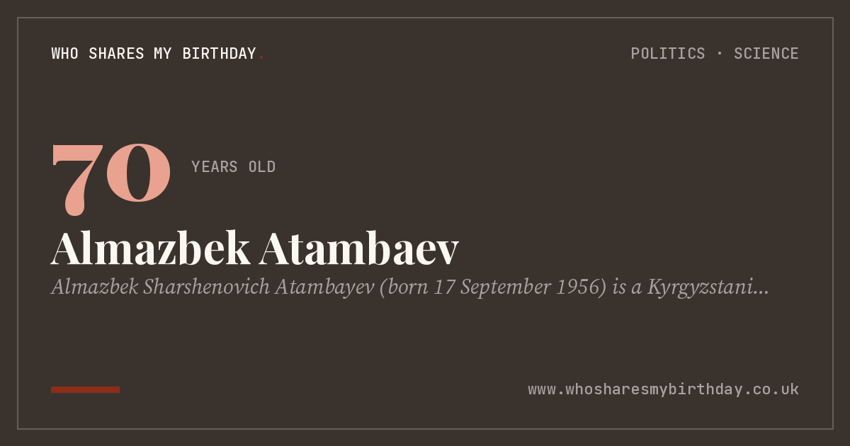 Almazbek Atambaev