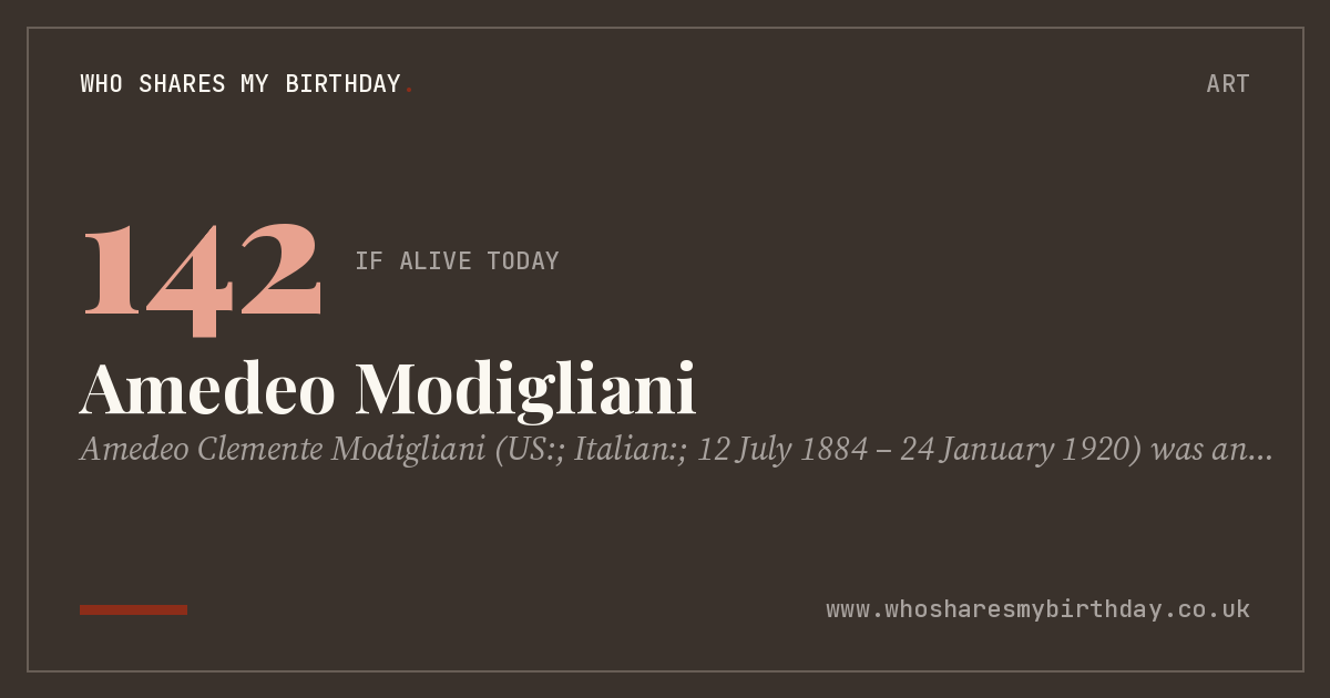 Amedeo Modigliani