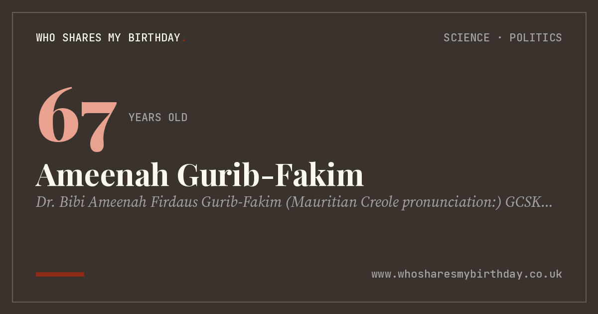 Ameenah Gurib-Fakim