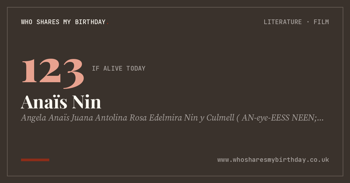 Anaïs Nin