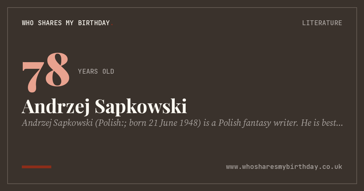 Andrzej Sapkowski