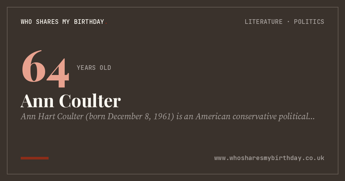 Ann Coulter