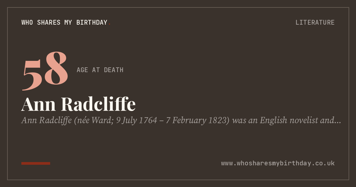 Ann Radcliffe