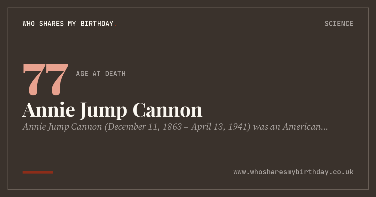 Annie Jump Cannon