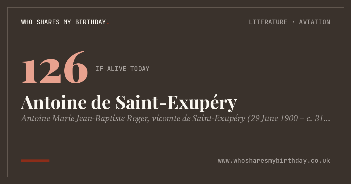 Antoine de Saint-Exupéry