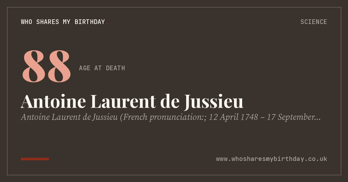 Antoine Laurent de Jussieu