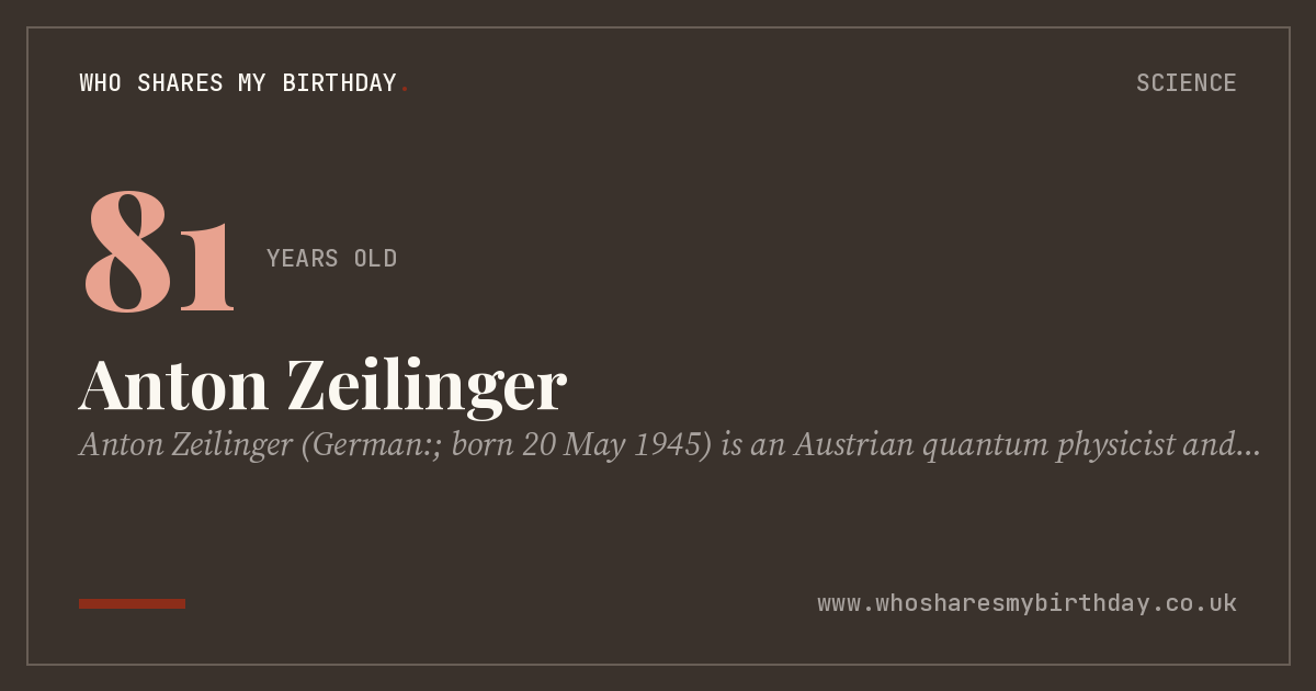 Anton Zeilinger