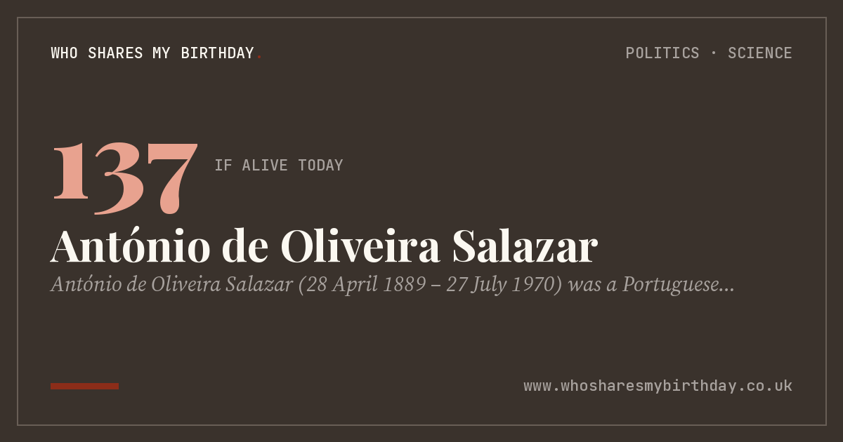 António de Oliveira Salazar