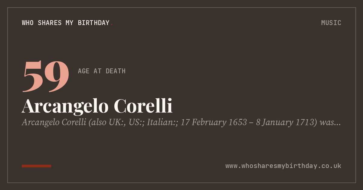 Arcangelo Corelli