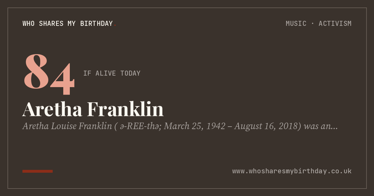 Aretha Franklin