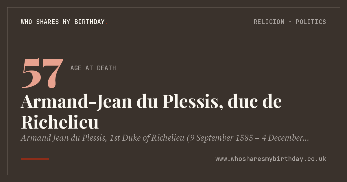 Armand-Jean du Plessis, duc de Richelieu