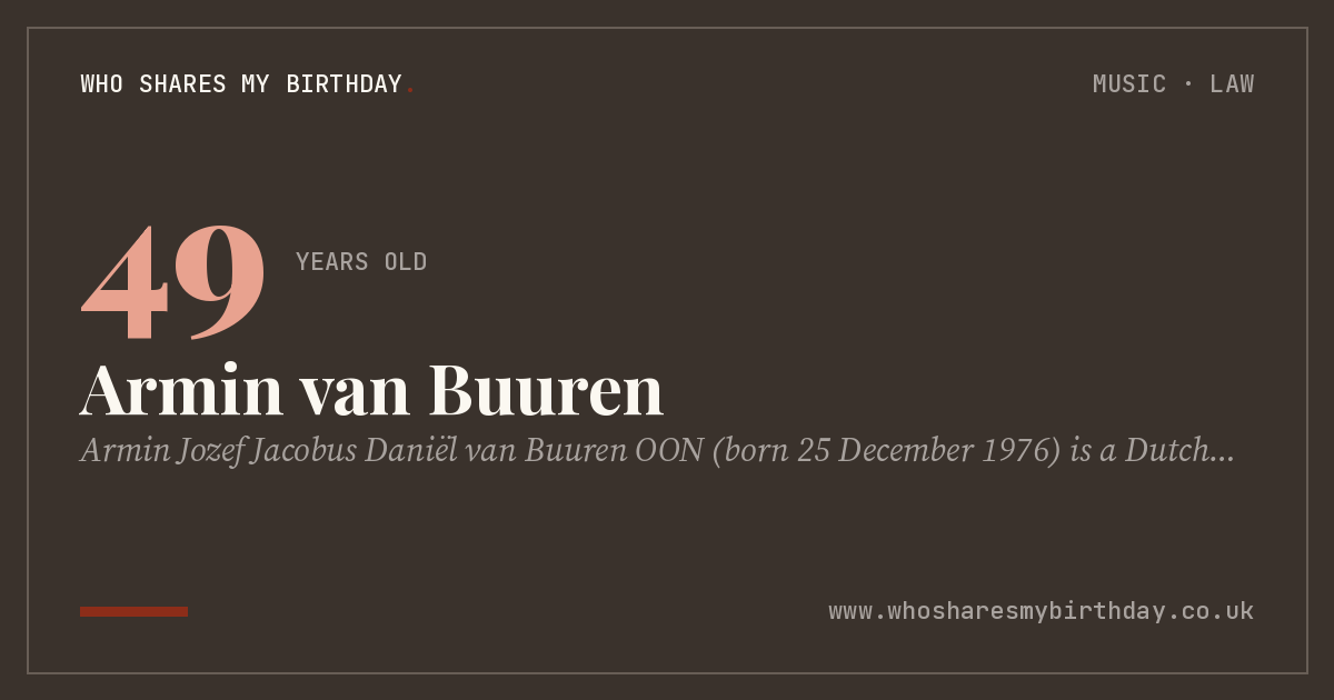 Armin van Buuren