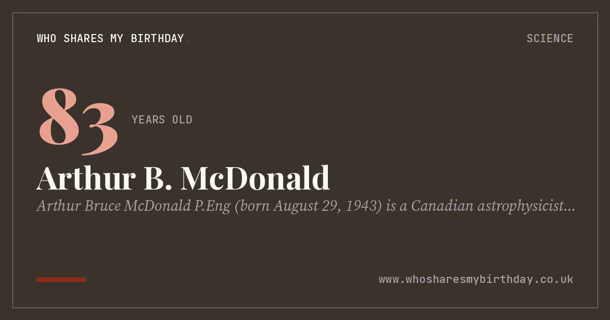 Arthur B. McDonald