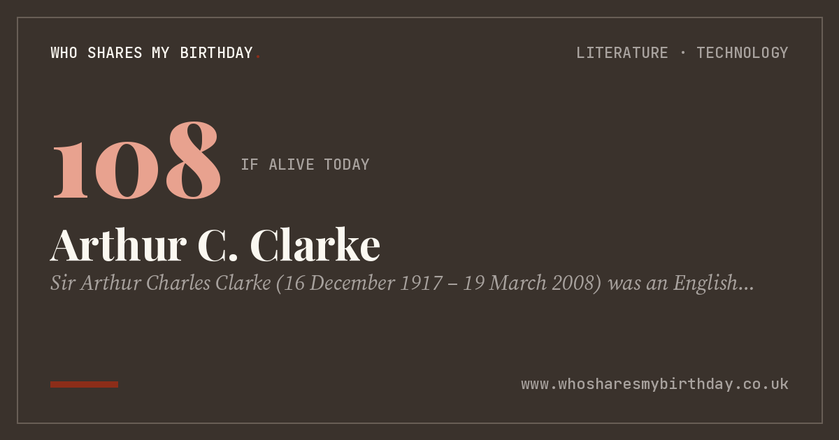 Arthur C. Clarke