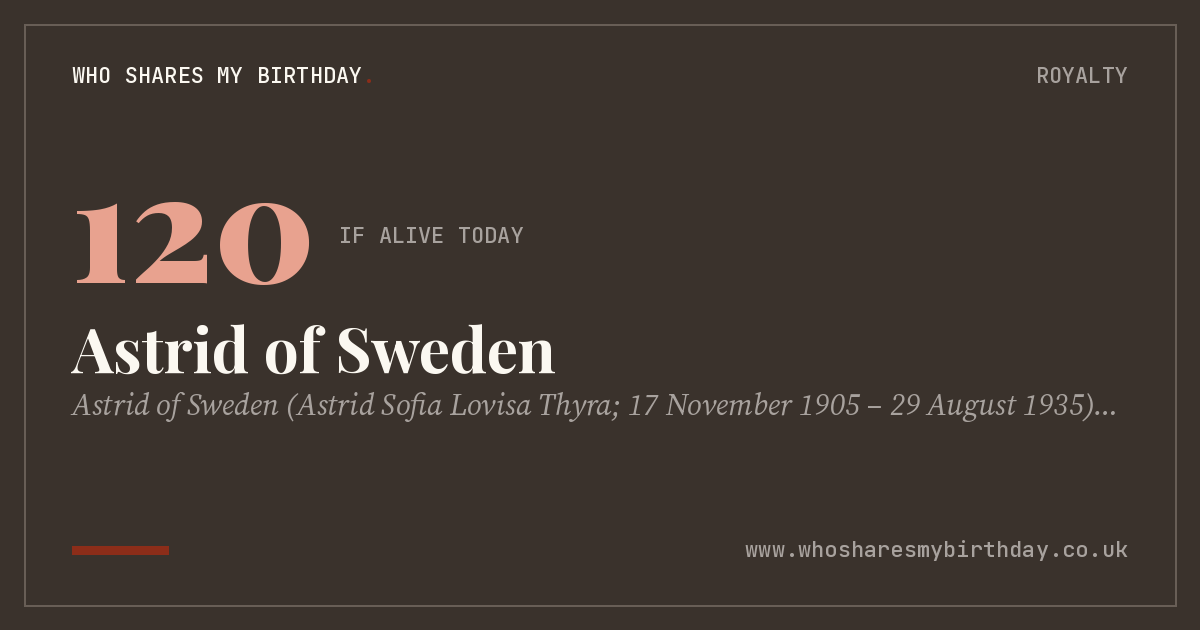 Astrid of Sweden