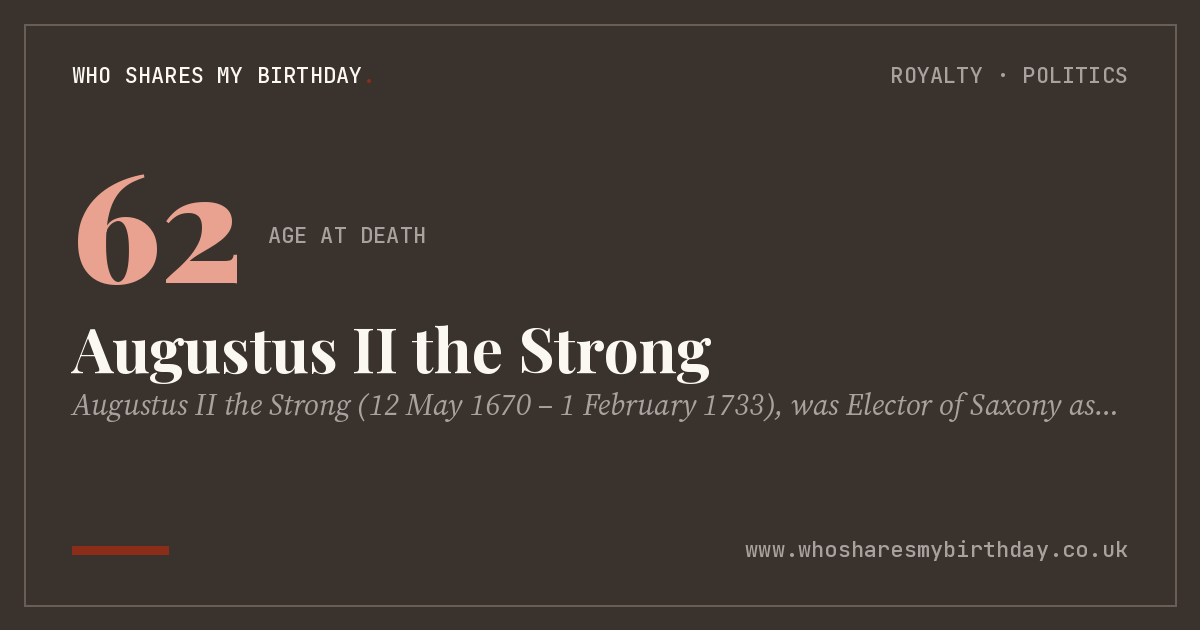 Augustus II the Strong
