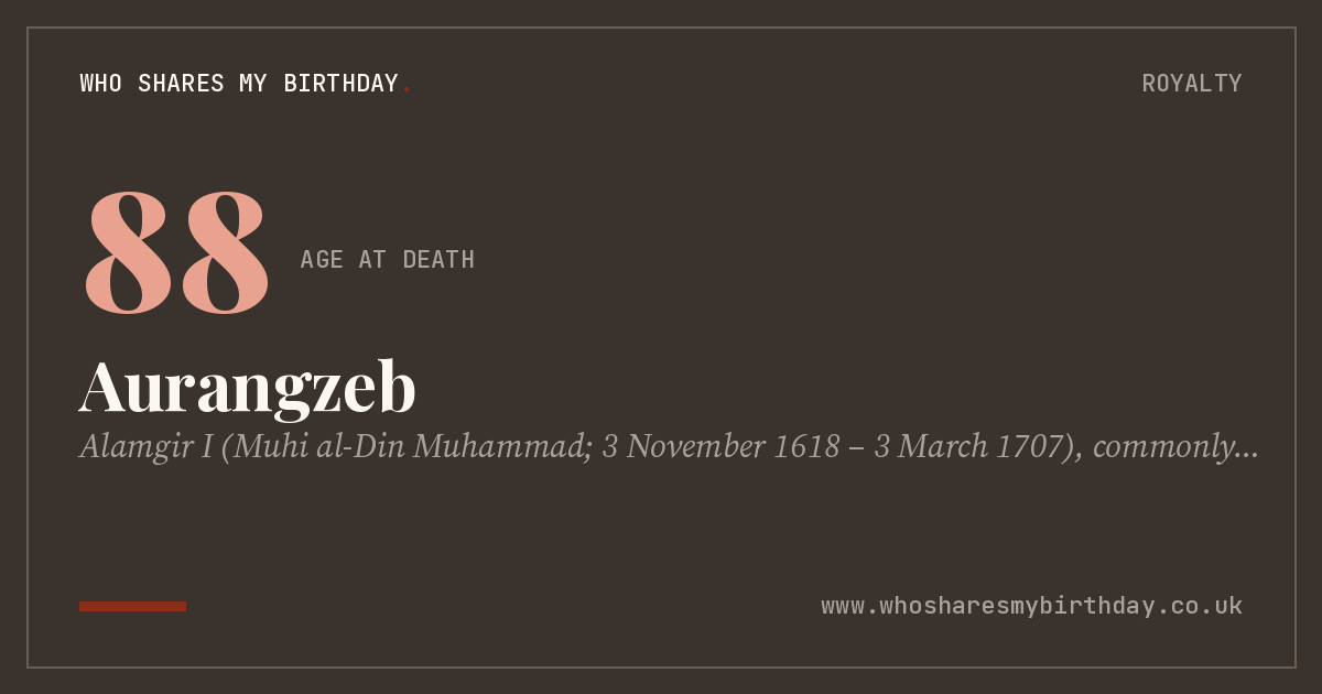 Aurangzeb