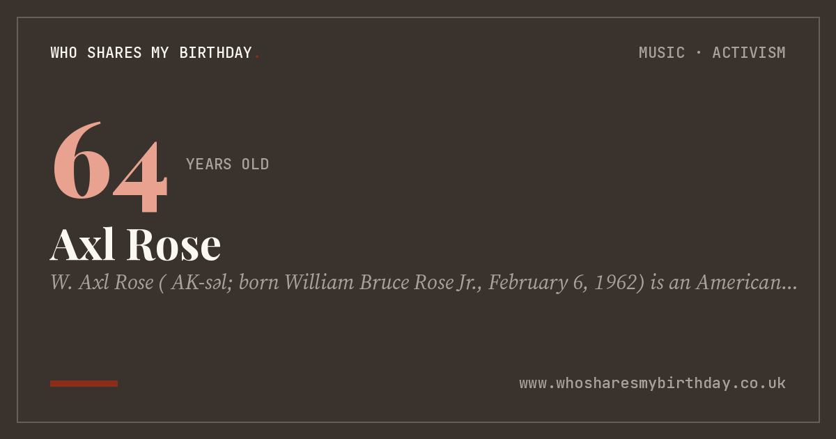 Axl Rose