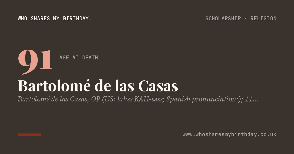 Bartolomé de las Casas