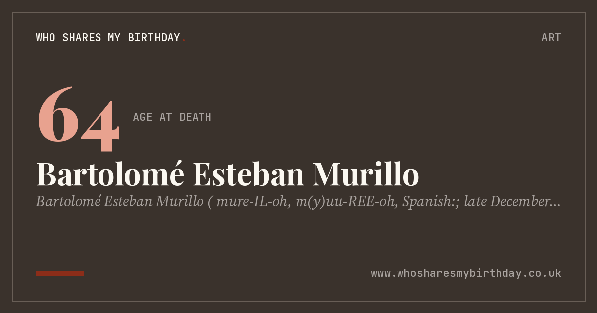 Bartolomé Esteban Murillo